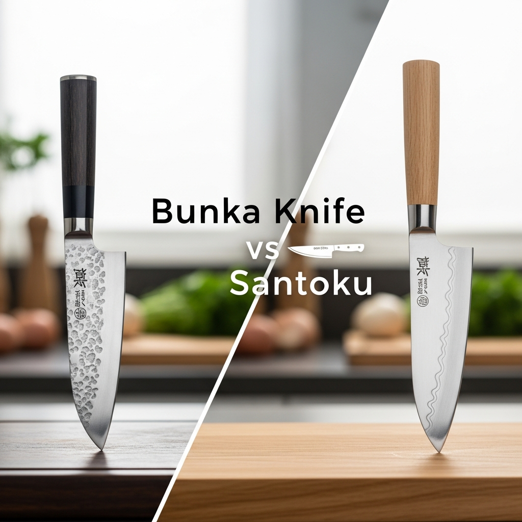 Bunka Knife vs. Santoku
