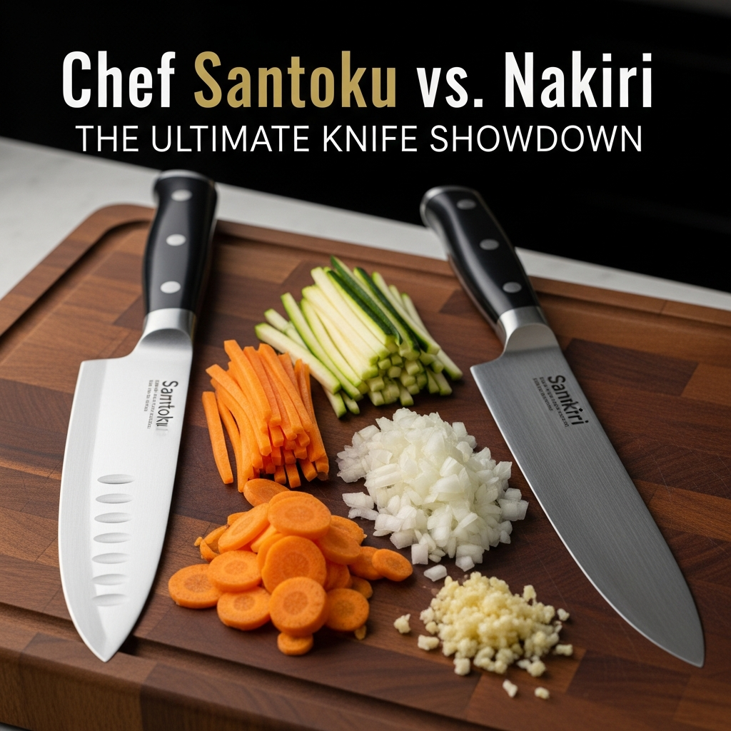 Santoku vs. Nakiri Knife