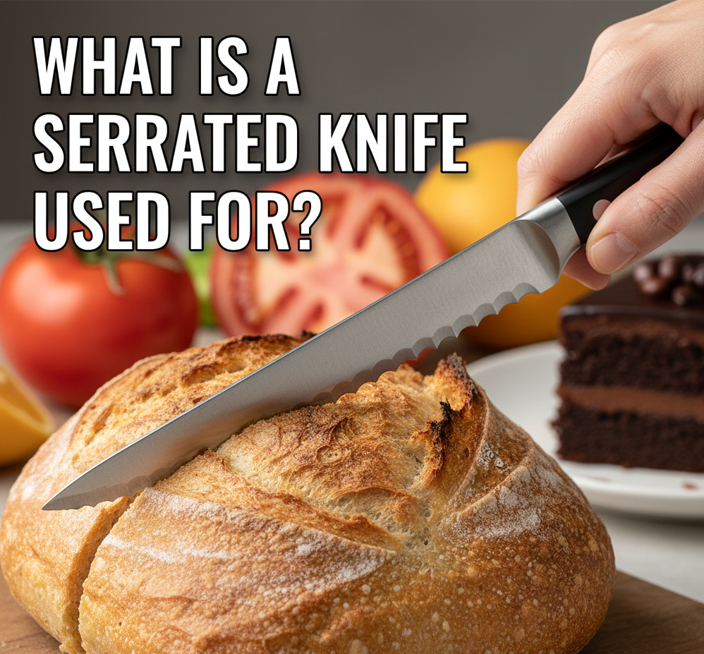 what is a serrated knife used for