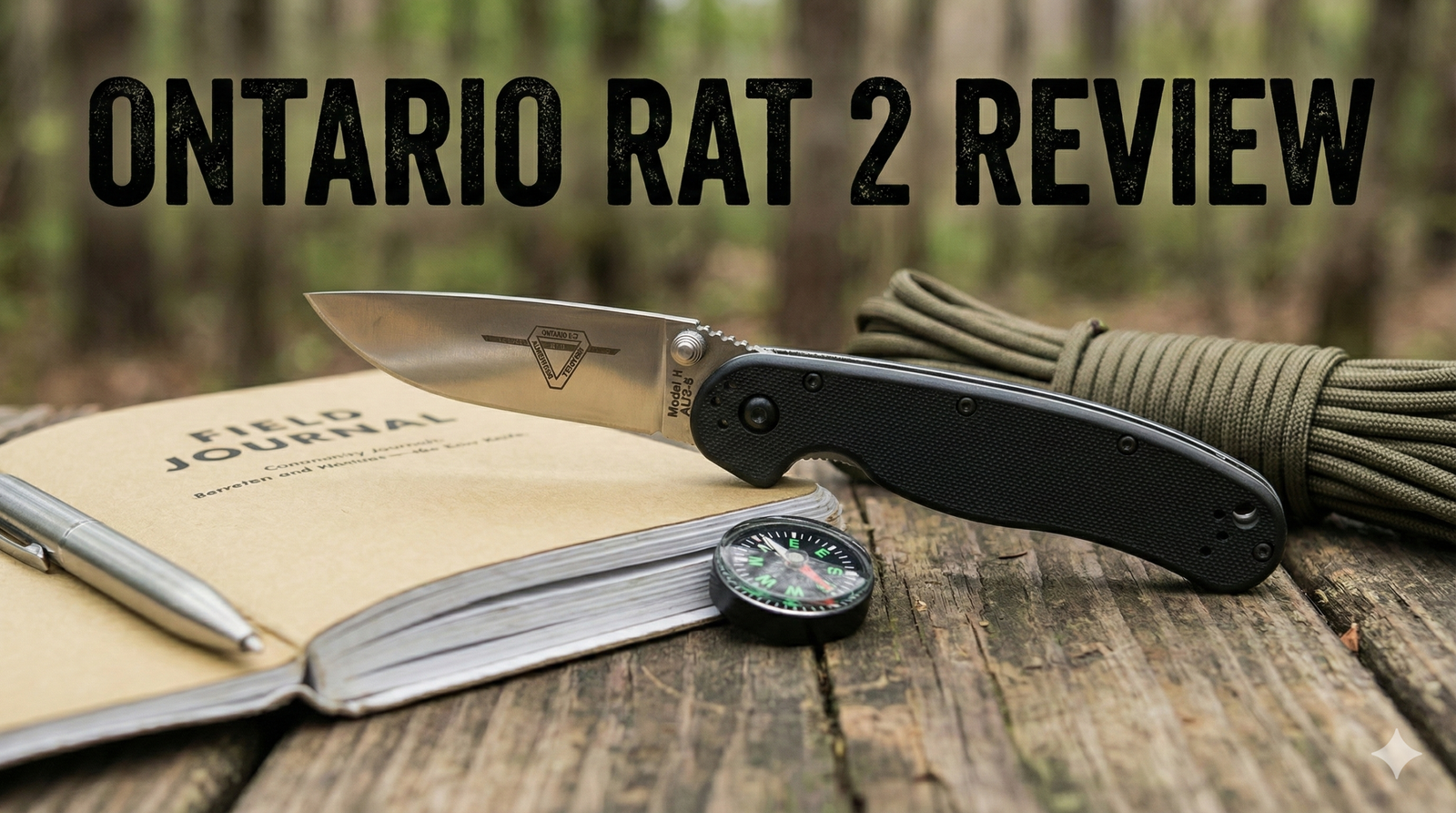 Ontario RAT 2 Knife EDC Configuration