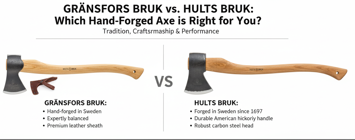 Gransfors Bruk vs Hults Bruk Axes Comparison