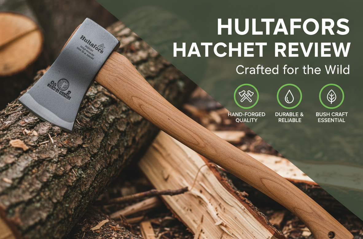 Hultafors Hatchet in the woods