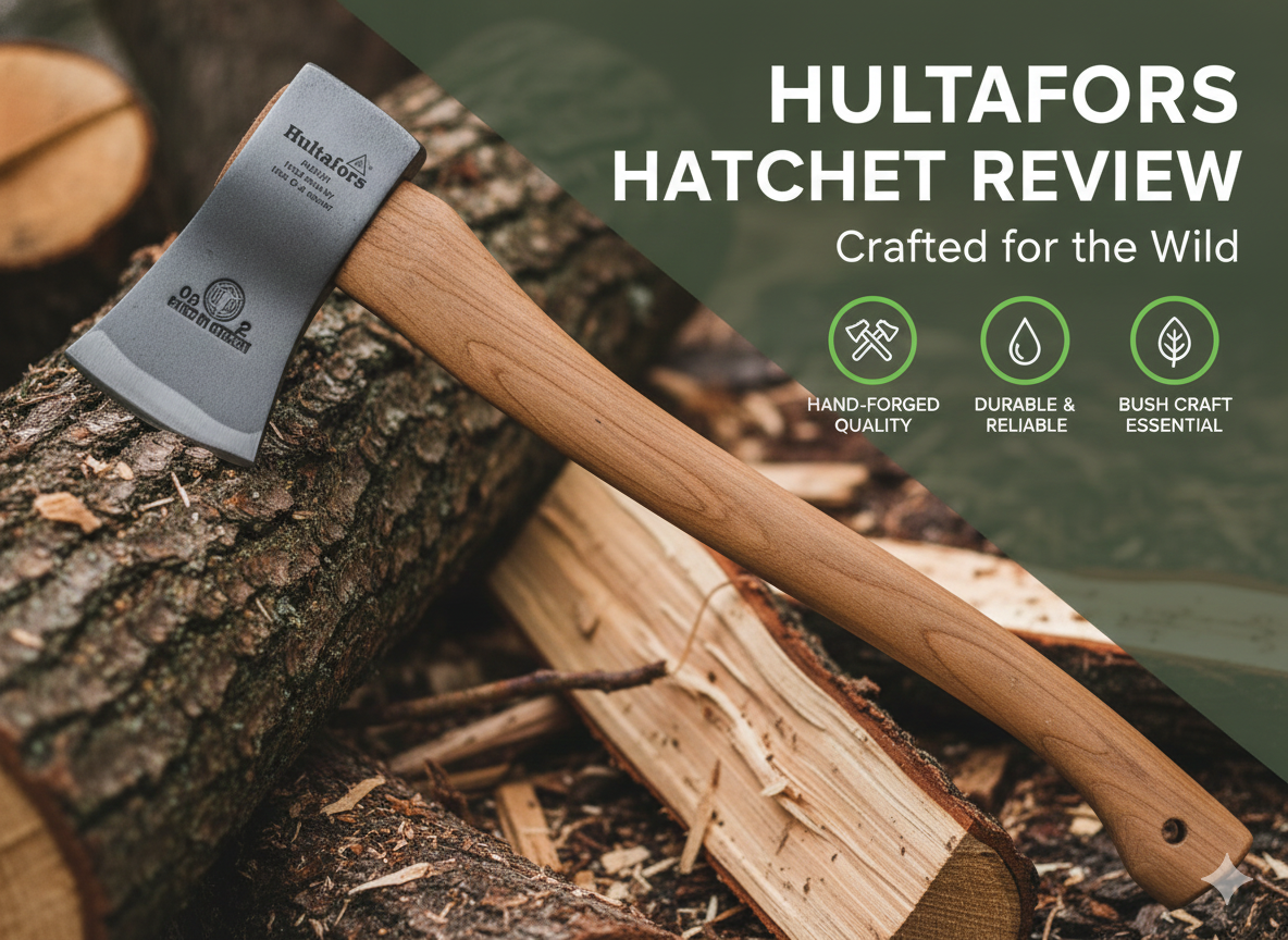 Hultafors Hatchet in the woods