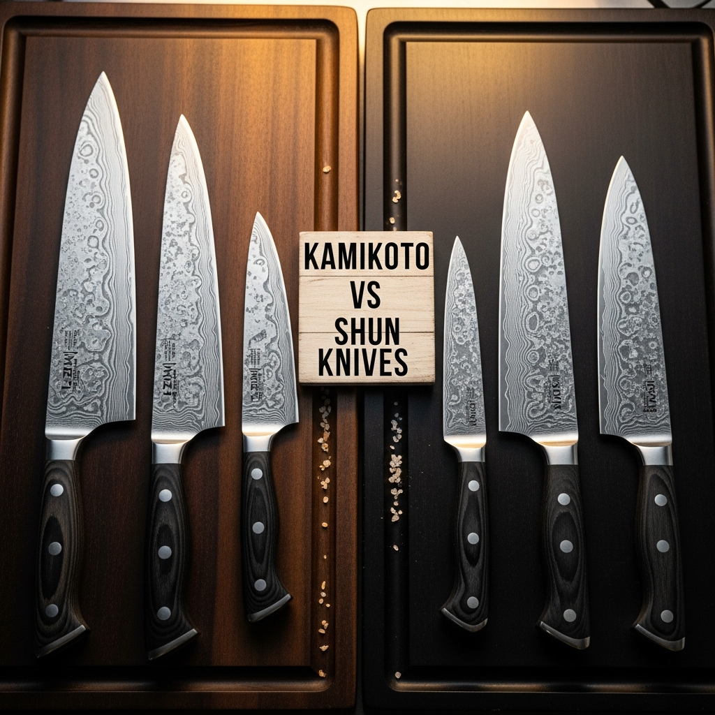 Kamikoto vs Shun: 420J2 Steel vs VG-MAX—What You’re Actually Buying
