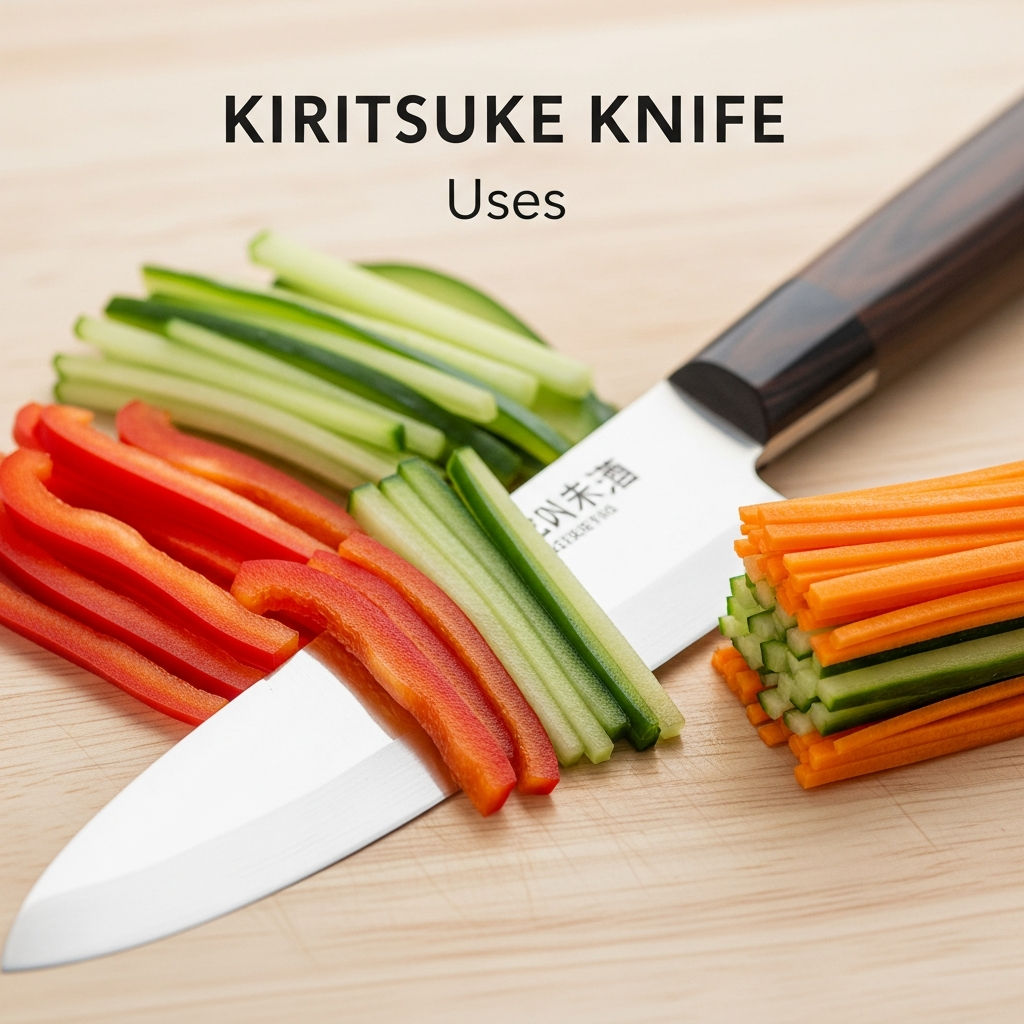 Kiritsuke Knife Uses: Push-Cut Vegetables Without Rocking