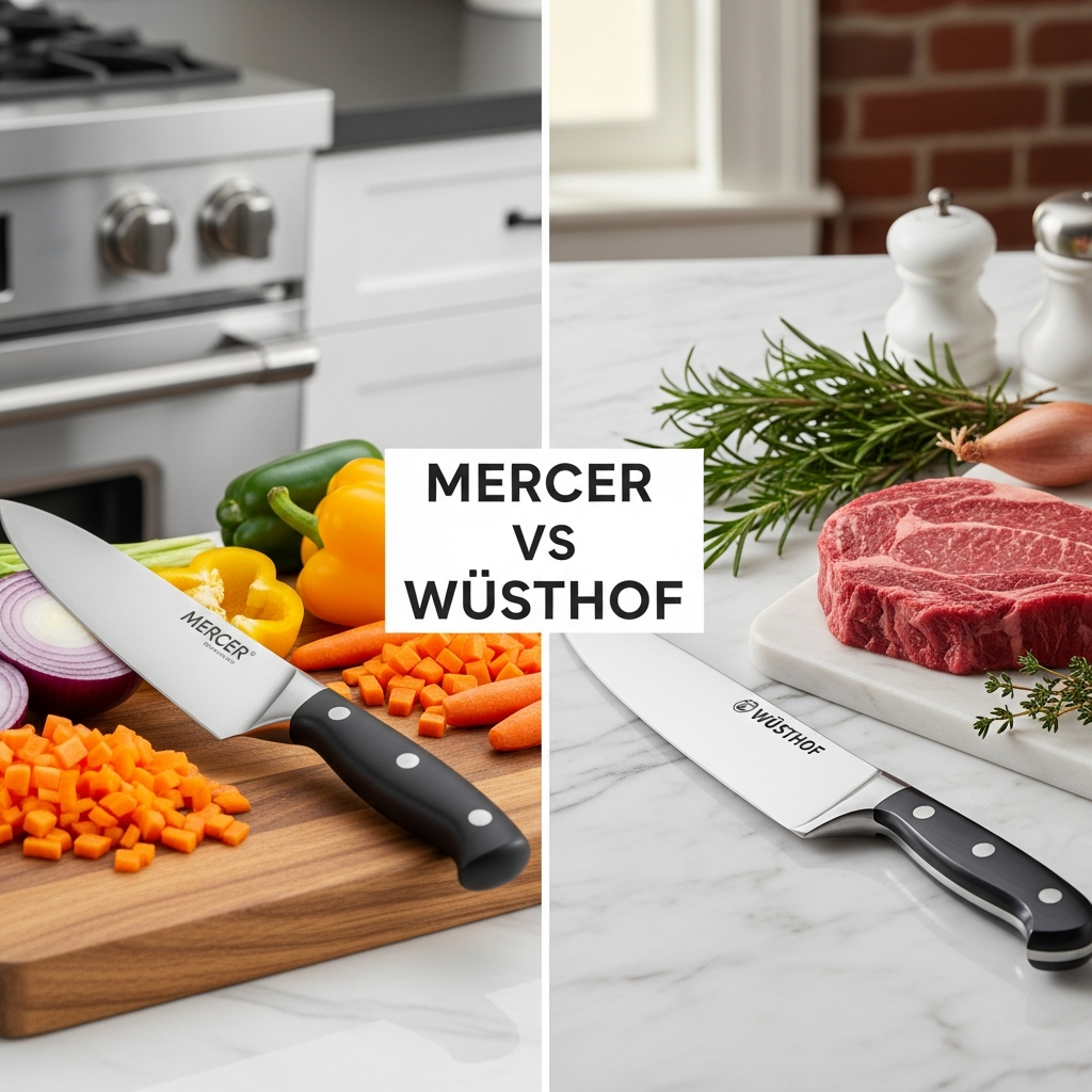 Mercer vs Wüsthof: Same X50CrMoV15 Steel, Different Heat Treatment Results