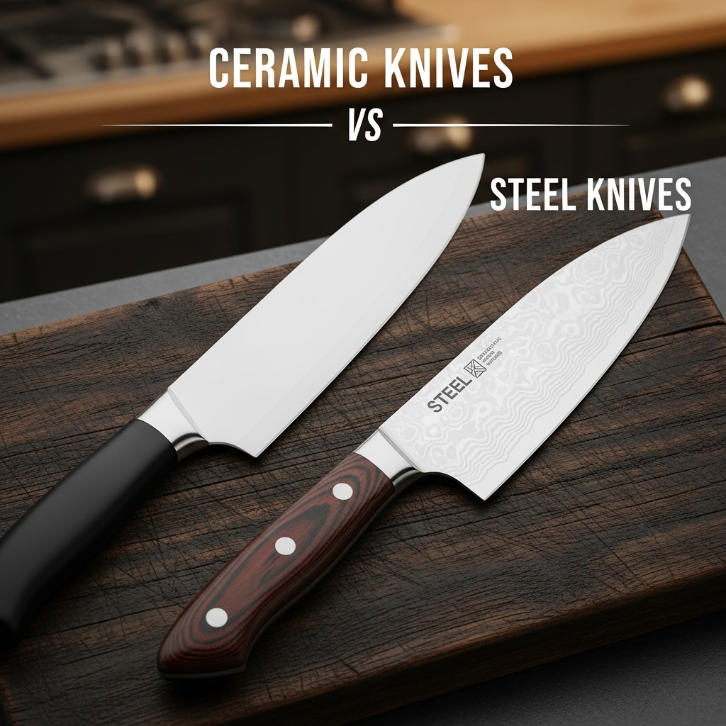 Ceramic vs Steel Knife Hardness: Why Zirconia Holds an Edge Longer