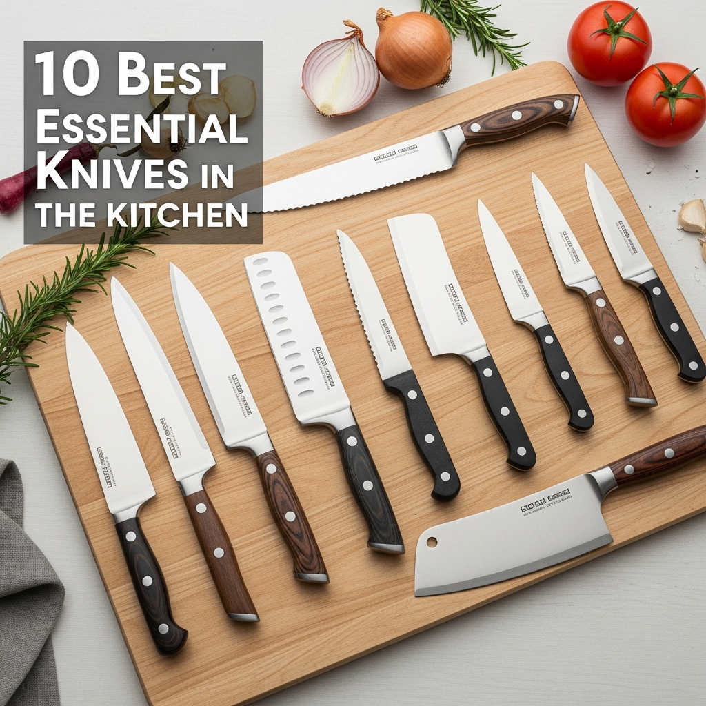 10 Essential Kitchen Knives: What Professionals Keep in Their Core Rotation