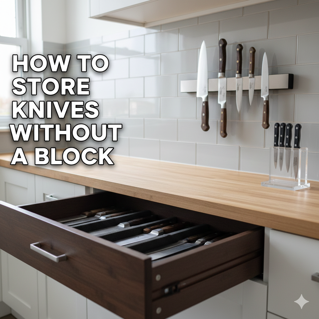 Knife Storage Without a Block: Magnetic Strip vs Drawer Dock for Edge Safety