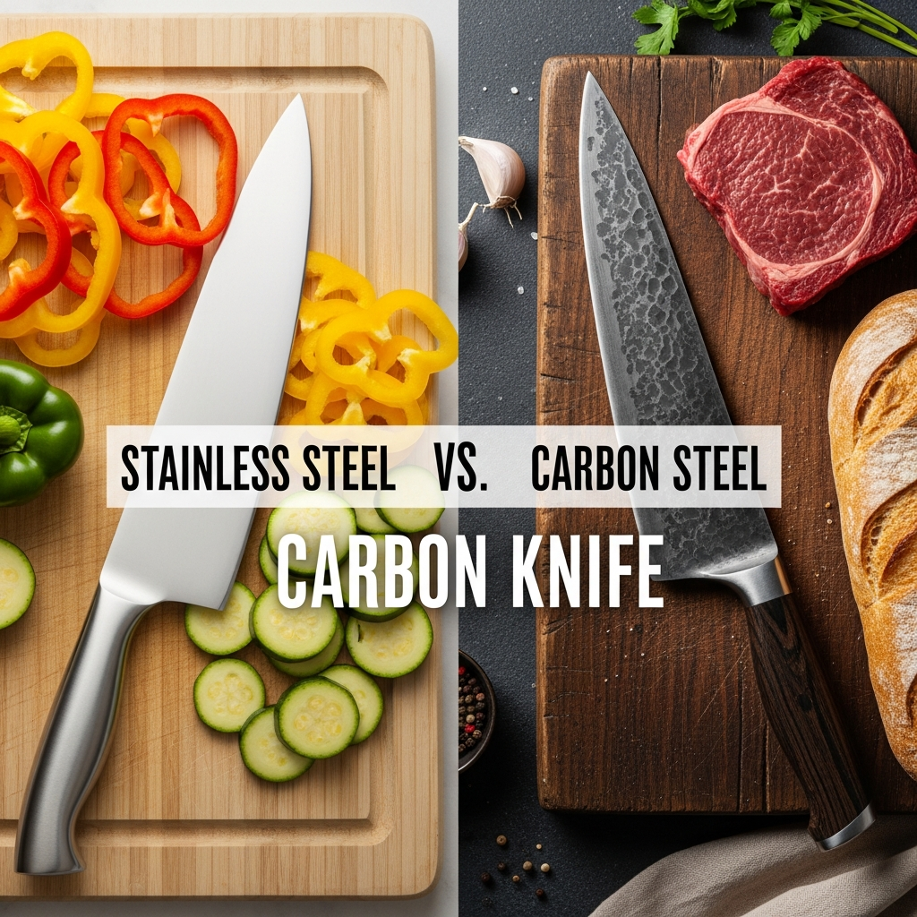 Stainless vs Carbon Steel: How Chromium Changes Edge Retention &#038; Rust Risk