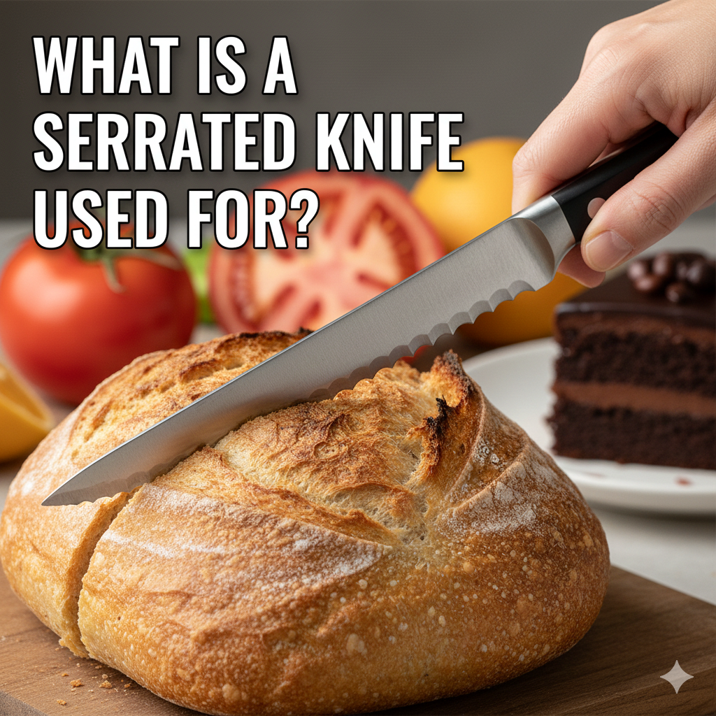 Serrated Knife Uses: Why Teeth Outperform Straight Edges on Tough Skins