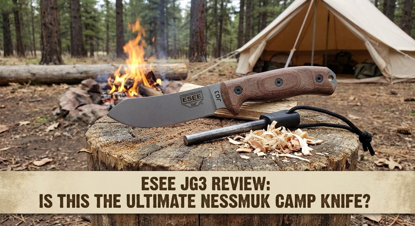 ESEE JG3 Review: 1095 Carbon Steel Rust Prevention &#038; Field Sharpening