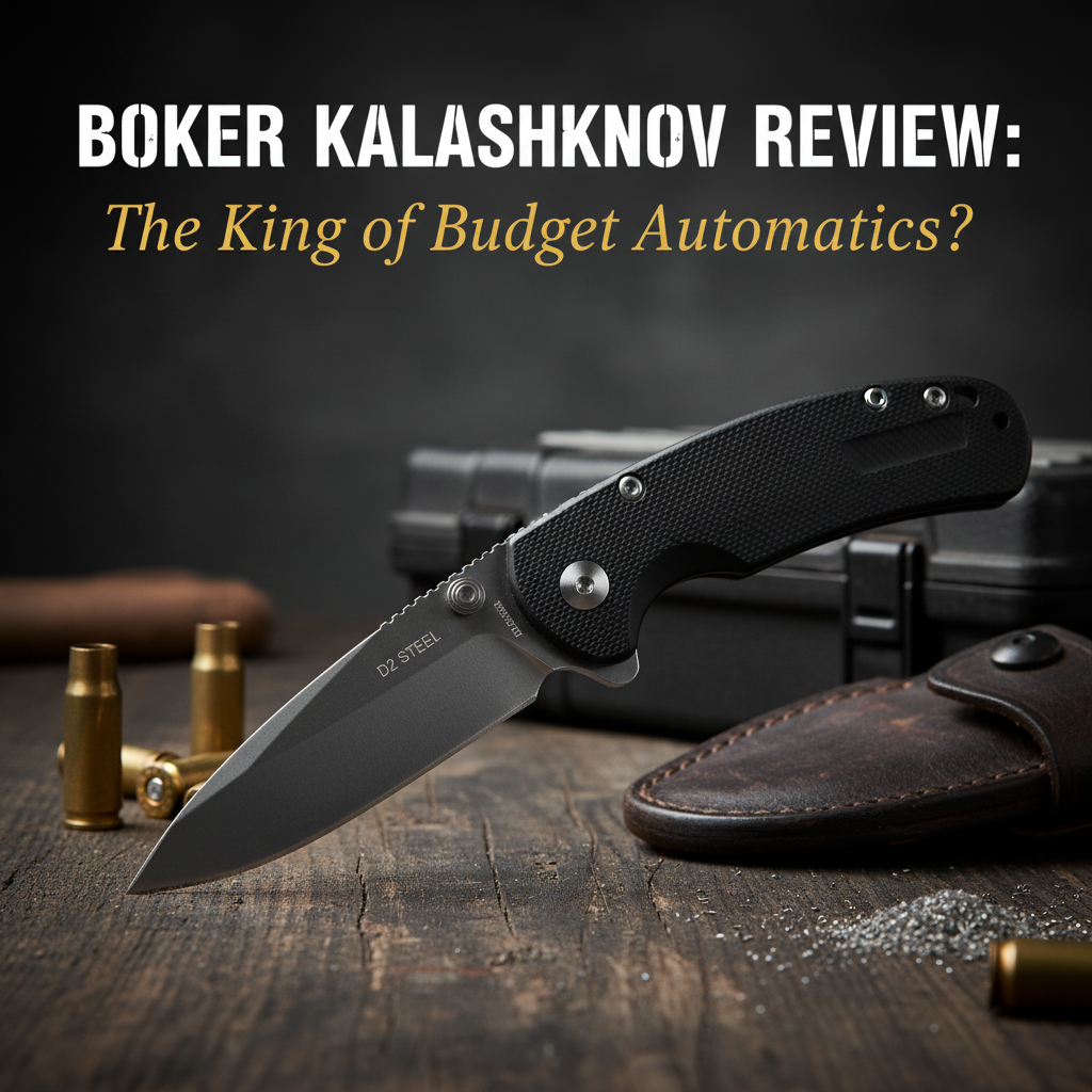 Boker Kalashnikov 74: Coil Spring Auto Action &#038; Button Lock Explained