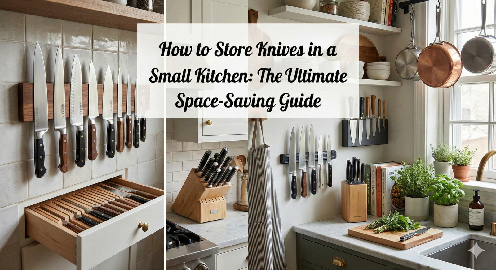 How to Store Knives Without a Block: The Ultimate Small Kitchen Organization Guide