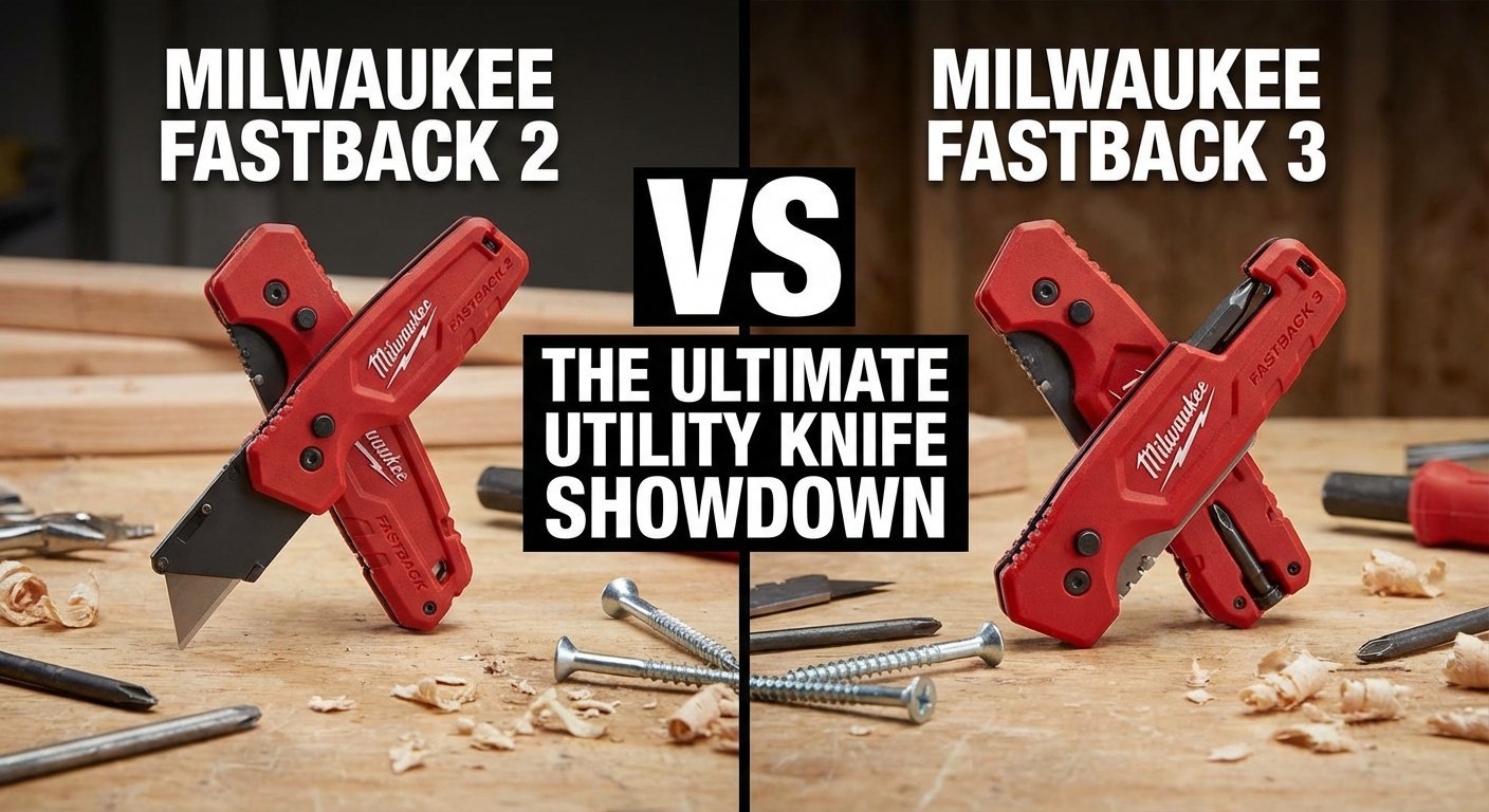 Milwaukee Fastback 2 vs 3: Blade Storage Capacity &#038; Jobsite Workflow