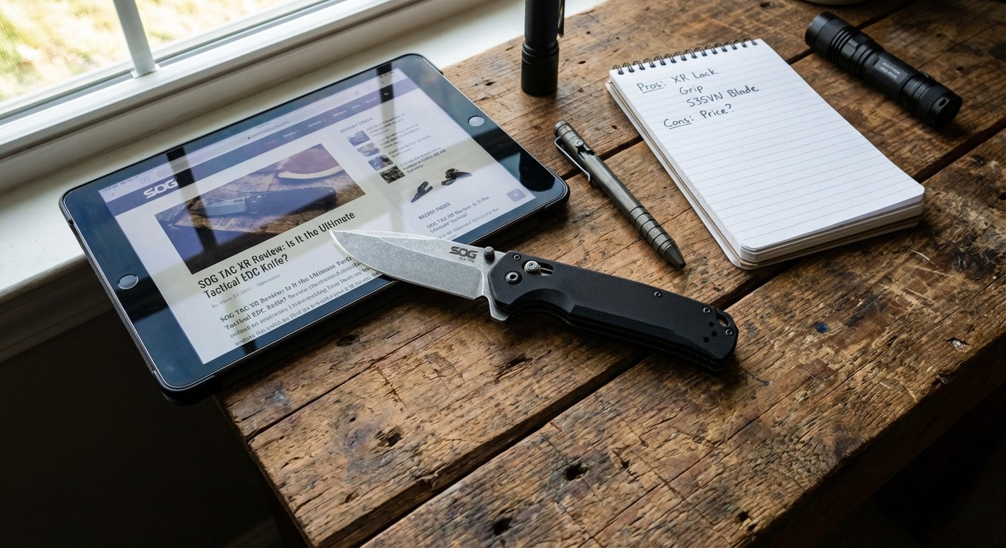 Tactical Geometry vs. EDC Balance: The SOG TAC XR Handle-to-Blade Ratio