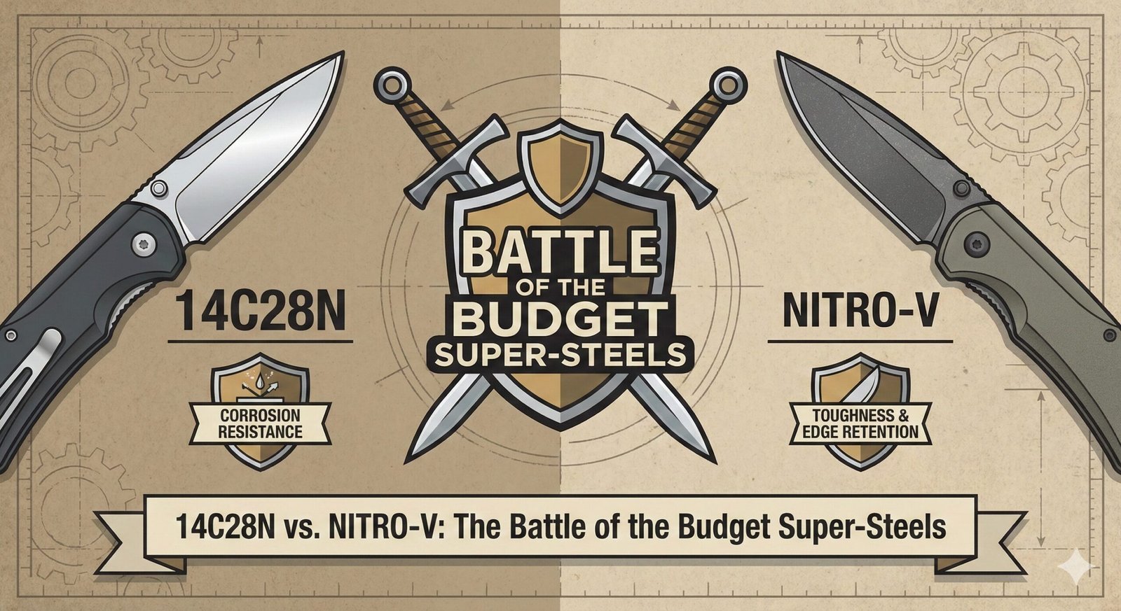 14C28N vs. Nitro-V: The Battle of the Budget Super-Steels