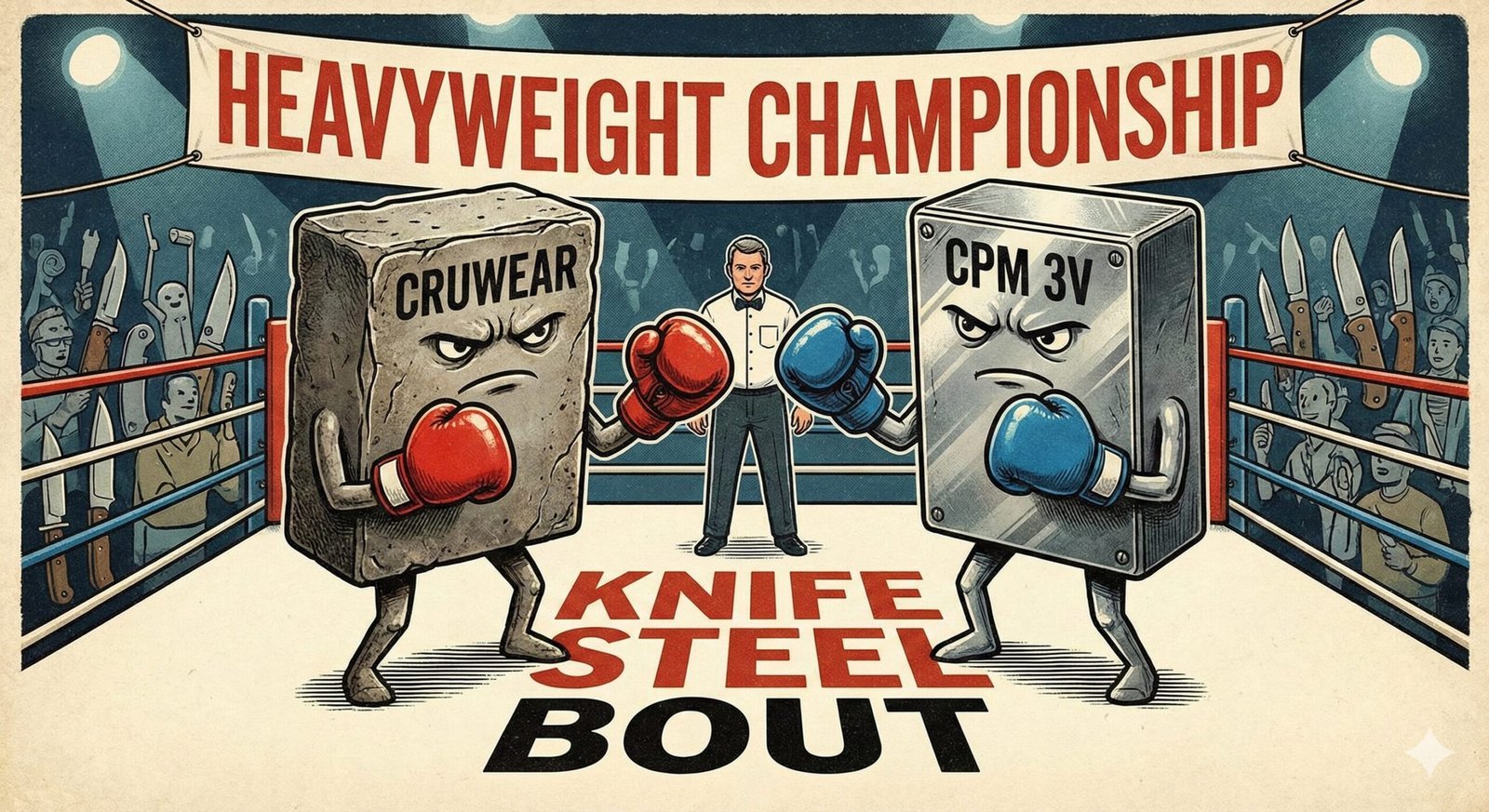 CruWear vs. CPM 3V: The Heavyweight Championship