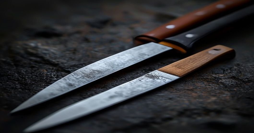 Knife handle materials compared wood G-10 Micarta plastic